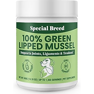 Special Breed Green Lipped Mussel Powder Joint Supplement for Dogs & Cats, 14.10-oz