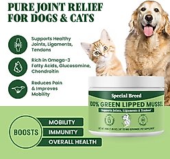 Special Breed Green Lipped Mussel Powder Joint Supplement for Dogs & Cats, 7.05-oz slide 2 of 6