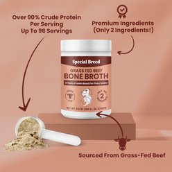 Special Breed Grass Fed Beef Bone Broth Powder Supplement for Dogs & Cats, 9.5-oz slide 2 of 6