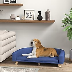 PawHut Sofa Dog Bed with Washable Cover, Blue slide 2 of 9