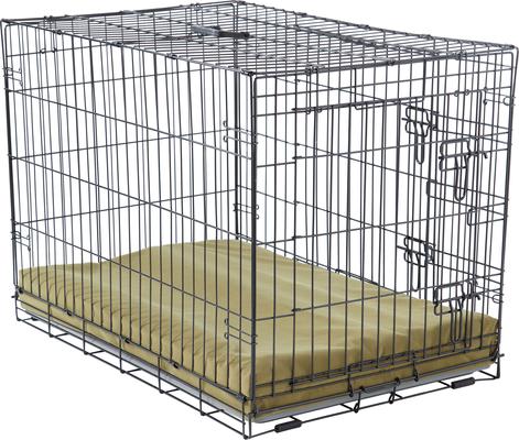 Show full view: Happy Hounds Carson Deluxe Dog Crate Pad, Moss, 36-in slide 2 of 9