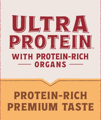 Show full view: Natural Balance Ultra Protein Real Duck Recipe with Protein-Rich Organs Cuts in Gravy Wet Cat Food, 2.7-oz cup, case of 10 slide 4 of 10