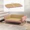 Show in main carousel: PawHut Adjustable Sofa Dog Bed, Pink slide 3 of 9