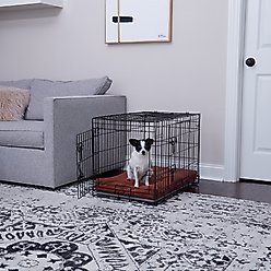 Happy Hounds Carson Deluxe Dog Crate Pad, Burgundy, 30-in