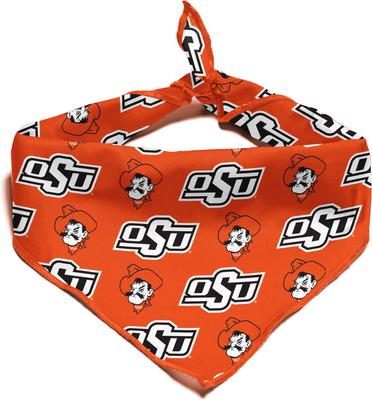 Show full view: ShopInstaPets Oklahoma State Cowboys Dog Bandana, Large slide 3 of 4