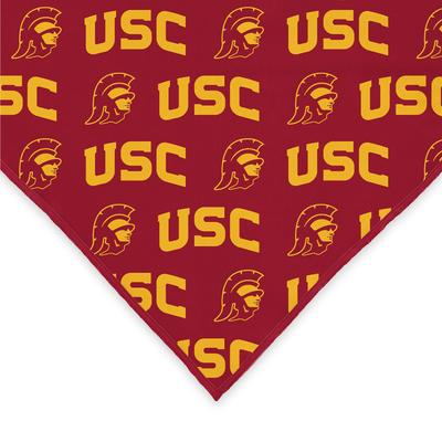 Show full view: ShopInstaPets USC Trojans Dog Bandana, Small slide 5 of 5