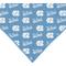 Show in main carousel: ShopInstaPets UNC Tar Heels Dog Bandana, Large slide 4 of 4
