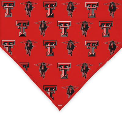 Show full view: ShopInstaPets Texas Tech Red Raiders Dog Bandana, Small slide 5 of 5