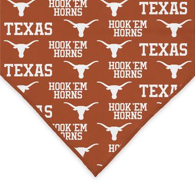 Show full view: ShopInstaPets Texas Longhorns Dog Bandana, Large slide 4 of 4