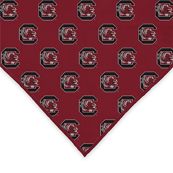 Show full view: ShopInstaPets South Carolina Gamecocks Dog Bandana, Large slide 4 of 4