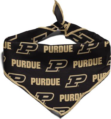 Show full view: ShopInstaPets Purdue Boilermakers Dog Bandana, Small slide 3 of 4
