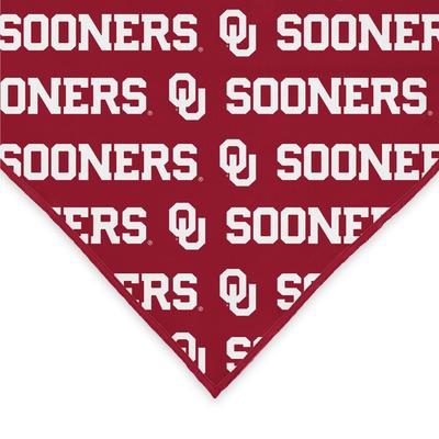 Show full view: ShopInstaPets Oklahoma Sooners Dog Bandana, Large slide 5 of 5