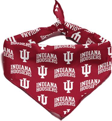 Show full view: ShopInstaPets Indiana Hoosiers Dog Bandana, Small slide 4 of 5