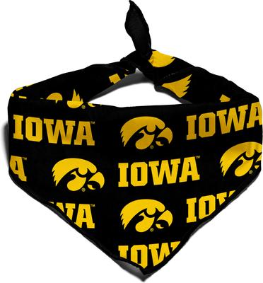 Show full view: ShopInstaPets Iowa Hawkeyes Dog Bandana, Small slide 3 of 5