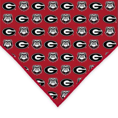 Show full view: ShopInstaPets Georgia Bulldogs Dog Bandana, Large slide 5 of 5