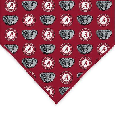 Show full view: ShopInstaPets Alabama Crimson Tide Dog Bandana, Small slide 4 of 4