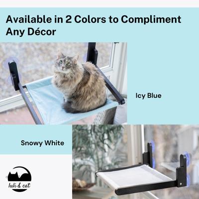 Show full view: Luli & Cat Cat Window Perch, Blue slide 6 of 7