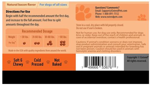 Show full view: Extend Probiotic Supplement for Dogs, 11-oz tub slide 6 of 6