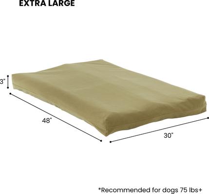 Show full view: Happy Hounds Carson Deluxe Dog Crate Pad, Moss, 48-in slide 5 of 9