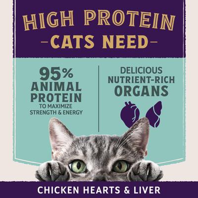 Show full view: Natural Balance Ultra Protein Plus Immune & Digestive Health Real Chicken with Pumpkin Recipe Puree Wet Cat Food, 2.4-oz pouch, case of 12 slide 6 of 11