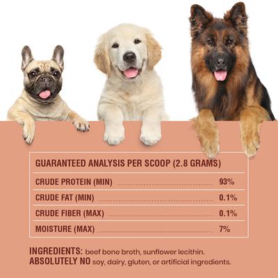 Show full view: Special Breed Grass Fed Beef Bone Broth Powder Supplement for Dogs & Cats, 9.5-oz slide 6 of 7