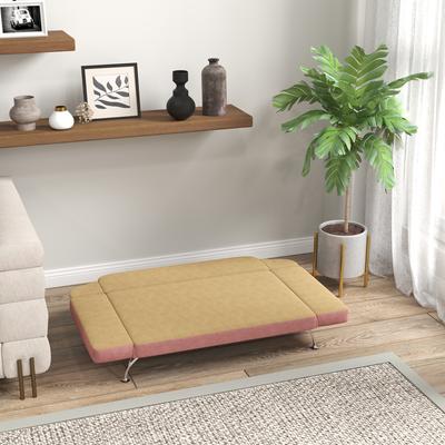 Show full view: PawHut Adjustable Sofa Dog Bed, Pink slide 9 of 9