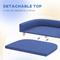 Show in main carousel: PawHut Sofa Dog Bed with Washable Cover, Blue slide 5 of 9