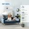 Show in main carousel: PawHut Modern Velvety Sofa Dog Bed, Dark Blue slide 6 of 10