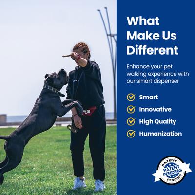 Show full view: Pawview Dog Bag Holder with Flashlight Dispenser, 60 bags, Lavender Scent, Black slide 8 of 10