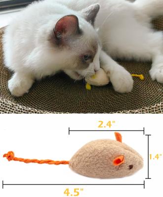 Show full view: Fashion's Talk 18 Piece Plush Catnip-Filled Mice Cat Toys slide 4 of 8