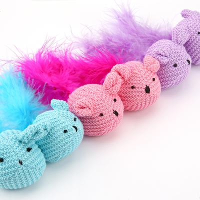 Show full view: Fashion's Talk 6 Piece Plush Catnip-Filled Mice Cat Toy slide 7 of 7