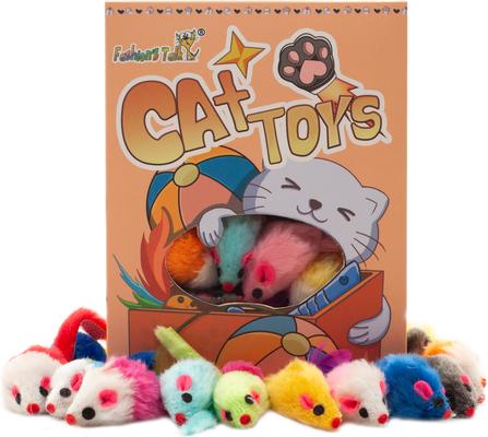 Show full view: Fashion's Talk 48 Piece Assorted Mice Cat Toys slide 7 of 8