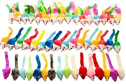 Fashion's Talk 48 Piece Assorted Mice Cat Toys