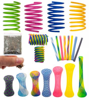 Show full view: Fashion's Talk 49 Piece Catnip Bag, Mesh Tubes, Springs Cat Toys slide 1 of 9