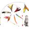 Show in main carousel: Fashion's Talk Feather Wire Wand Cat Toy & Replacement slide 1 of 8