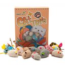 Fashion's Talk Mouse 32 Piece Assorted Soft Plush Catnip Mice Cat Toys
