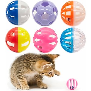 Fashion's Talk 12 Piece Plastic Ball Cat Toys
