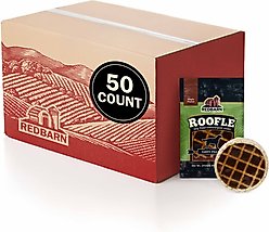 Redbarn Roofles with Natural Maple Flavor Dog Treats, 50 count