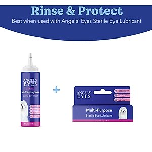 Angels' Eyes Multi-Purpose Sterile Dog & Cat Eye Wash, 4-fl oz bottle