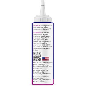 Angels' Eyes Multi-Purpose Sterile Dog & Cat Eye Wash, 4-fl oz bottle