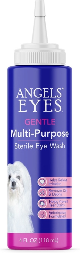 ANGELS' EYES Multi-Purpose Sterile Dog Cat Eye Wash, 4-fl oz