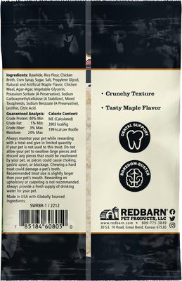 Show full view: Redbarn Roofles with Natural Maple Flavor Dog Treats, 50 count slide 9 of 13