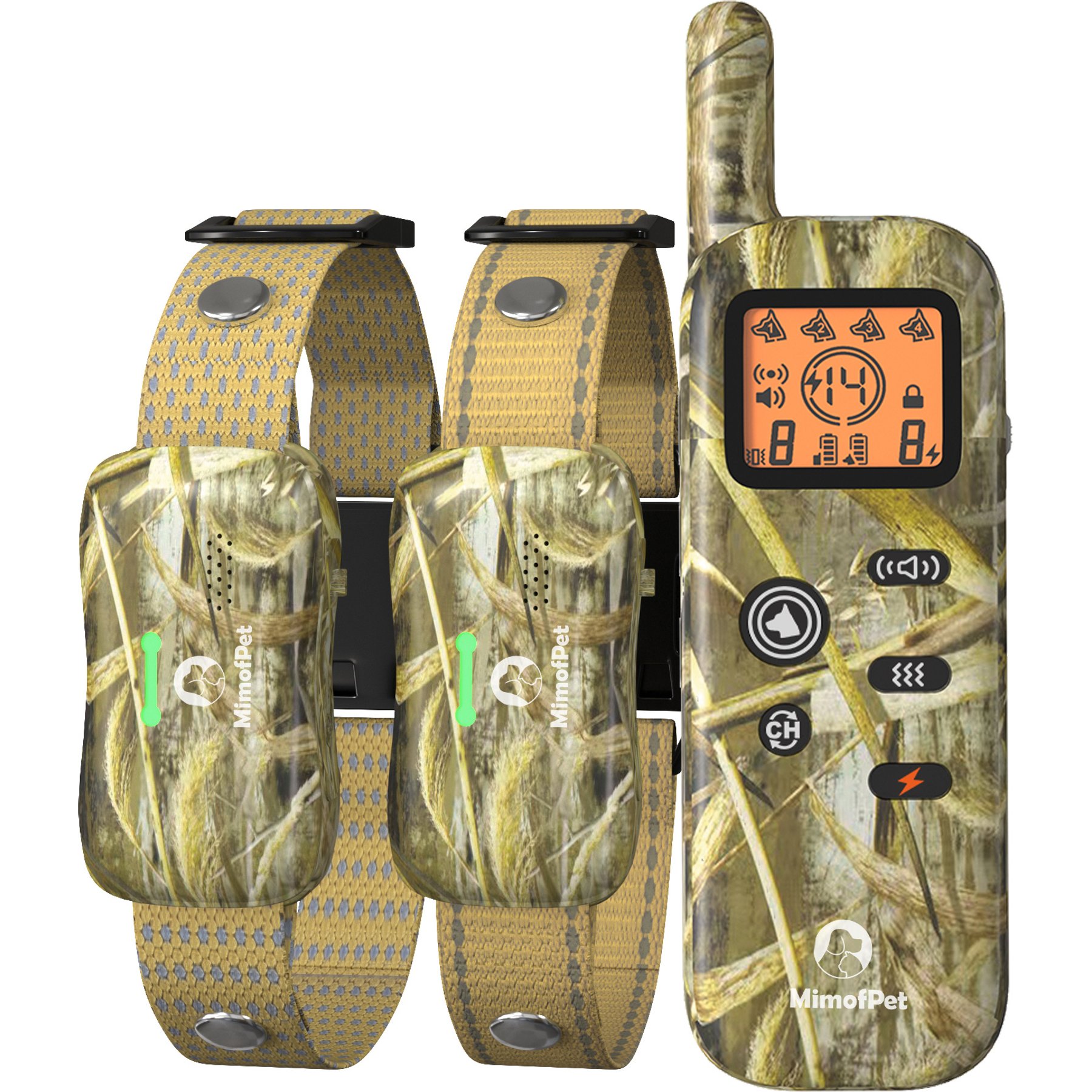 Mimofpet Smart Two-In-One GT1 Multi-Functional Dog Collar & Dog Fence for 2 Dogs
