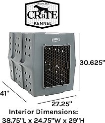 Dakota 283 Rough & Tough Economy Dog Kennel, Coyote Granite, X-Large slide 2 of 7