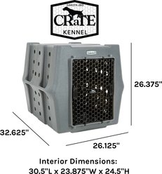 Dakota 283 Rough & Tough Economy Dog Kennel, Coyote Granite, Medium slide 2 of 7