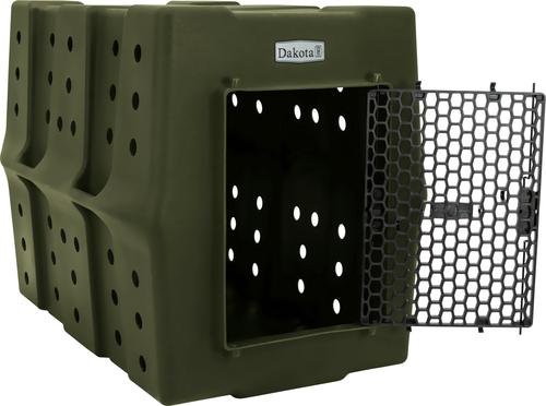 Show full view: Dakota 283 Rough & Tough Economy Dog Kennel, Olive, X-Large slide 3 of 7