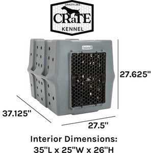 Dakota 283 Rough & Tough Economy Dog Kennel, Coyote Granite, Large