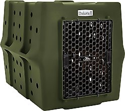 Dakota 283 Rough & Tough Economy Dog Kennel, Olive, Large