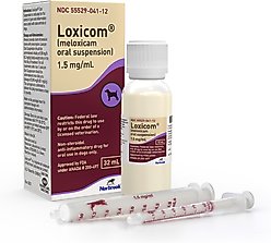 Meloxicam (Generic) Oral Suspension for Dogs, 1.5 mg/mL, 32-mL