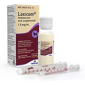 Meloxicam (Generic) Oral Suspension for Dogs, 1.5 mg/mL, 32-mL